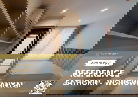 รูปภาพ ให้เช่า ✨ Reference Sathorn - Wongwianyai ✨ เฟอร์นิเจอร์ และ เครื่องใช้ไฟฟ้าครบ ใกล้ BTS วงเวียนใหญ่