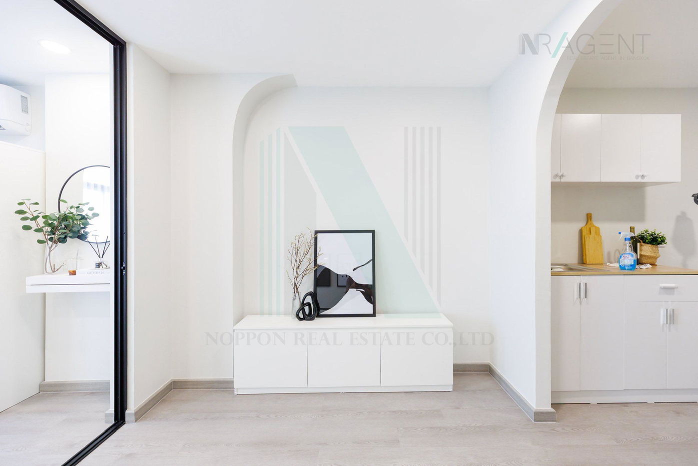 รูป 🔺 ขายคอนโด รัชอาภา ทาวเวอร์ อาคาร 1 ชั้น 10 1 ห้องนอน ขนาด 33 ตรม ใกล้ โรงเรียนอนุบาลอาภาภิรมย์ - รูปที่ 8/8