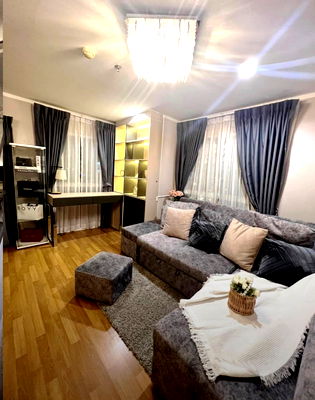 Condos for rent : LPN park rama9 ☎️big 1 bed corner room 38 sqm ‼️17500/month‼️ NOW AVAILABLE 🔆✅