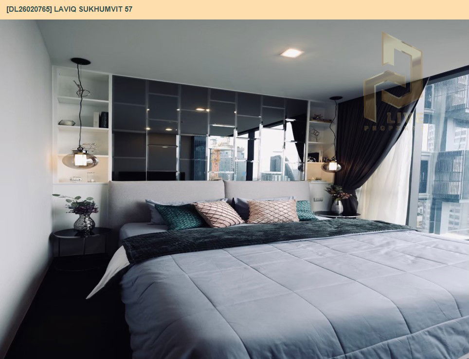 รูป DL26020765 ให้เช่าคอนโด ลาวีค สุขุมวิท 57 (LAVIQ Sukhumvit 57) ใกล้ BTS ทองหล่อ พร้อมเข้าอยู่ โทรด่วน 0653619502 LineID @897iyzll - รูปที่ 2/16