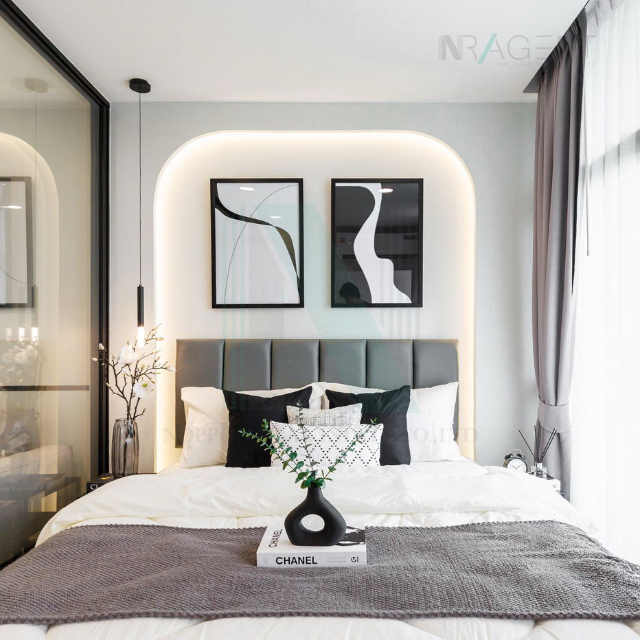 รูป 🔺 ขายคอนโด รัชอาภา ทาวเวอร์ อาคาร 1 ชั้น 10 1 ห้องนอน ขนาด 33 ตรม ใกล้ โรงเรียนอนุบาลอาภาภิรมย์ - รูปที่ 5/8