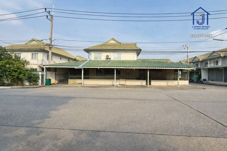 ขายบ้านแฝด 2 ชั้น หมู่บ้านพฤกษา 20 ลำลูกกา คลอง 2 หลังมุม   ใกล้ BTS คูคต