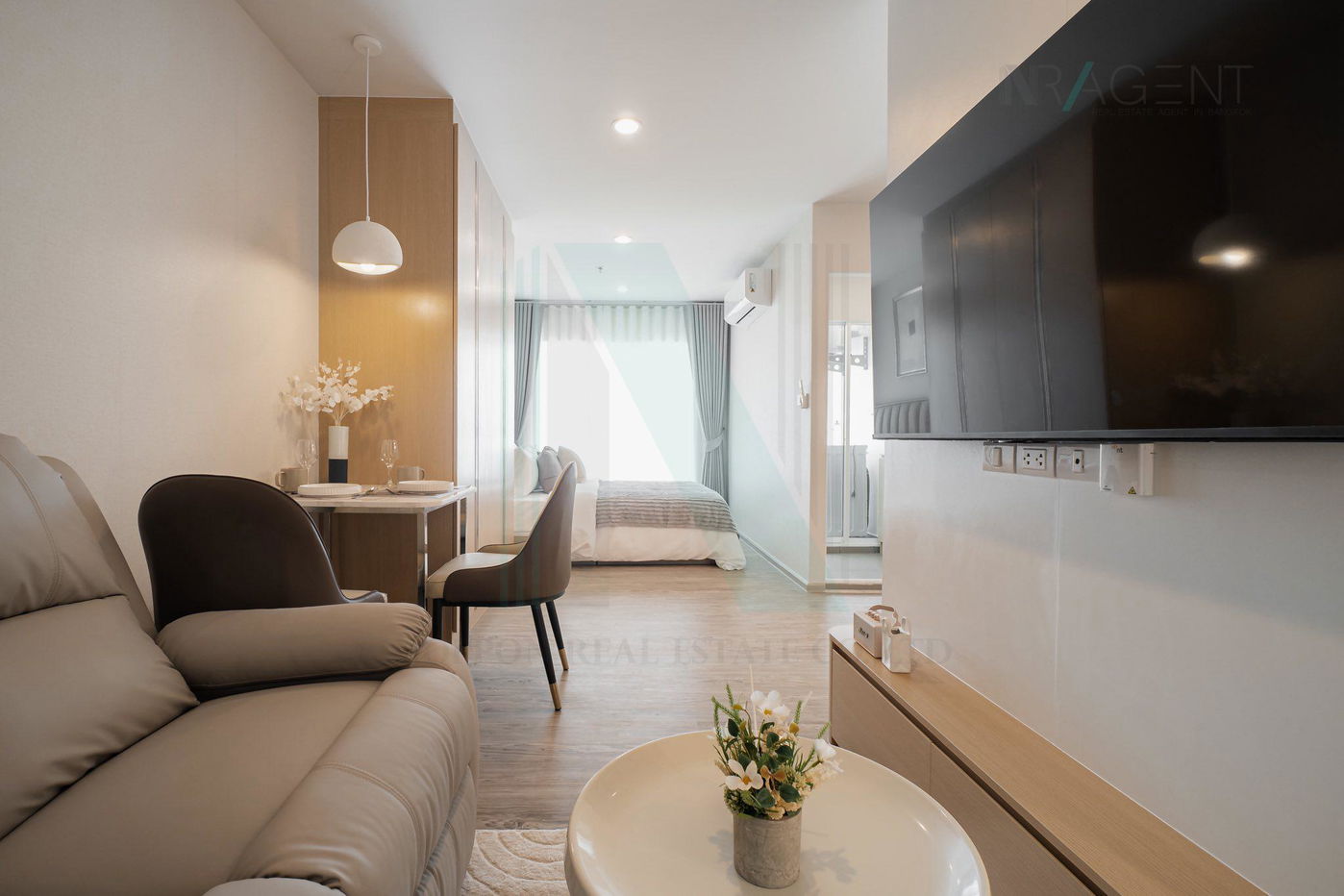 รูป 🔺 ให้เช่าคอนโด รีเจ้นท์ โฮม บางนา อาคาร B ชั้น 31 สตูดิโอ ขนาด 28 ตรม ใกล้ BTS บางนา - รูปที่ 1/8