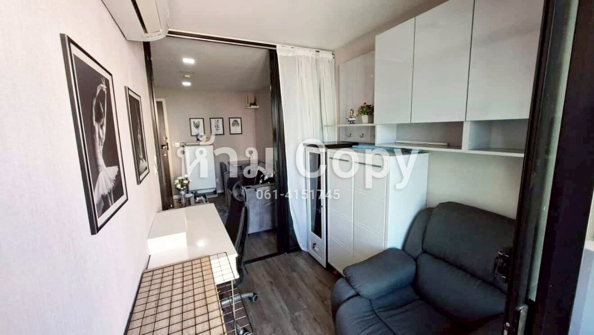 รูป คุ้มกว่านี้ไม่มีแล้ว! ห้องสวยมาก Modiz Ratchada (32 โมดิซ รัชดา 32) 1Bed Plus ขนาด 38.37 ตร.ม. เฟอร์นิเจอร์ + เครื่องใช้ไฟฟ้าครบ พร้อมเข้าอยู่ได้ทันที - รูปที่ 3/11