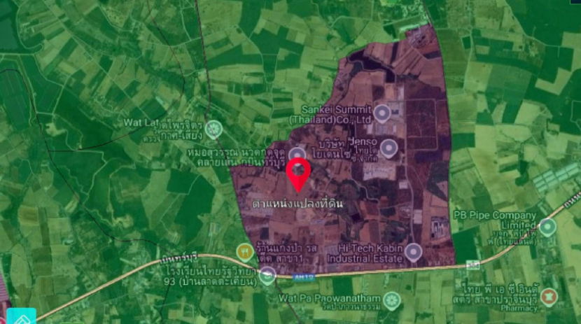 รูป ขาย ที่ดิน 37-0-12 ไร่ ติดนิคม Hi-Tech กบินทร์บุรี ปราจีนบุรี - รูปที่ 4/5