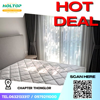 คอนโดให้เช่า : #S5787 ให้เช่า Chapter Thonglor 25