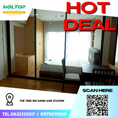 Condos for rent : #Z4762💥 240269 🔥 Condo for Rent: The Tree Rio Bang-Aor Station