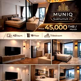 คอนโดให้เช่า : 💥 FOR RENT 🏬 Muniq Sukhumvit 23 (มิวนีค สุขุมวิท 23) 🏬 JA-1140