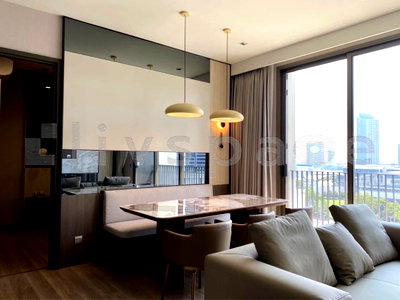 คอนโดให้เช่า : ▚ LG190ツ ให้เช่า: Rhythm Charoenkrung Pavillion 3BR 136ตรม. 130K🏙️✨ ห้องพึ่งว่างแต่งสวย วิวแม่น้ำ มีห้องเมด ตึกใหม่ห้องหายาก!