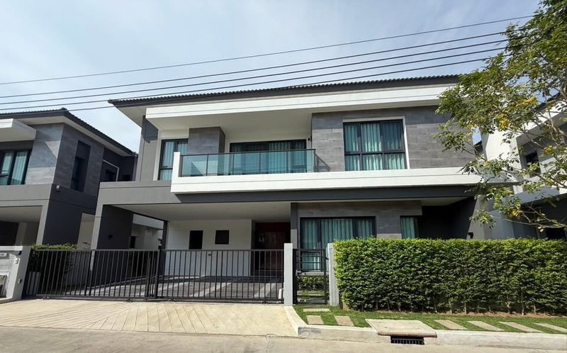 บ้านเดี่ยวให้เช่า : #A124118 ✅ 25/2/69  ให้เช่าบ้านเดี่ยว The City Bangna📲📢สอบถาม ld line @condoboy