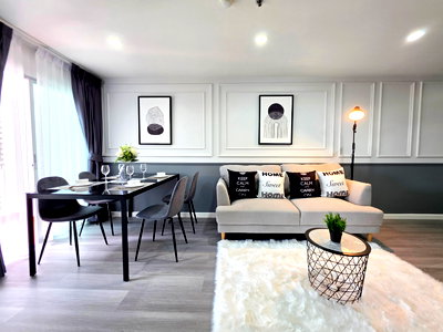 ขายคอนโด : ขาย Regent home 7/2 ขยายพื้นที่ครอบครัว💑 2นอน 2น้ำ 💑 ↪️ห้องมุม ↪️แต่งหล่อๆ 🔛โซนบางนา