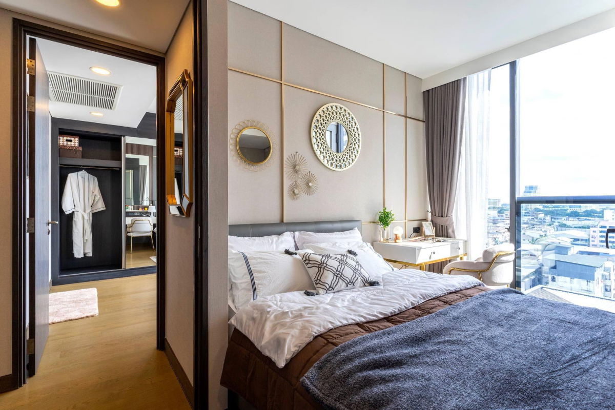 รูป 🌟 The ESSE Asoke! ห้องมุมวิวสวย ชั้นสูง ราคาพิเศษ! 🌇 เริ่มต้นชีวิตหรูใจกลางอโศก ห้ามพลาด! ✨ (DSG464) - รูปที่ 2/8