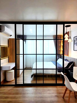 ขายคอนโด : SC0478💛ขายโครงการ ดีคอนโด รามอินทรา 🅻🅸🅽🅴❤️💜@condopremium💜❤️ว่างพร้อมอยู่⬛🟨 📞 065 695 3645🟨⬛