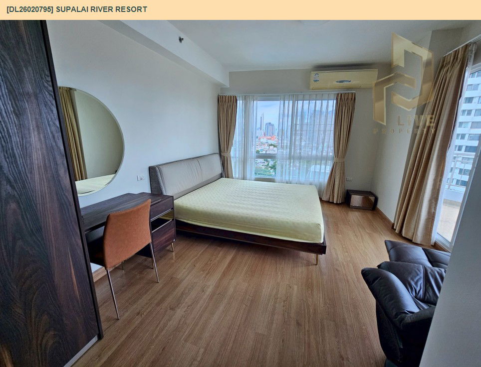 รูป DL26020795 ให้เช่าคอนโด ศุภาลัย ริเวอร์ รีสอร์ท (Supalai River Resort) ใกล้ BTS กรุงธนบุรี พร้อมเข้าอยู่ โทรด่วน 0800343450 LineID @655ebbvc - รูปที่ 13/16