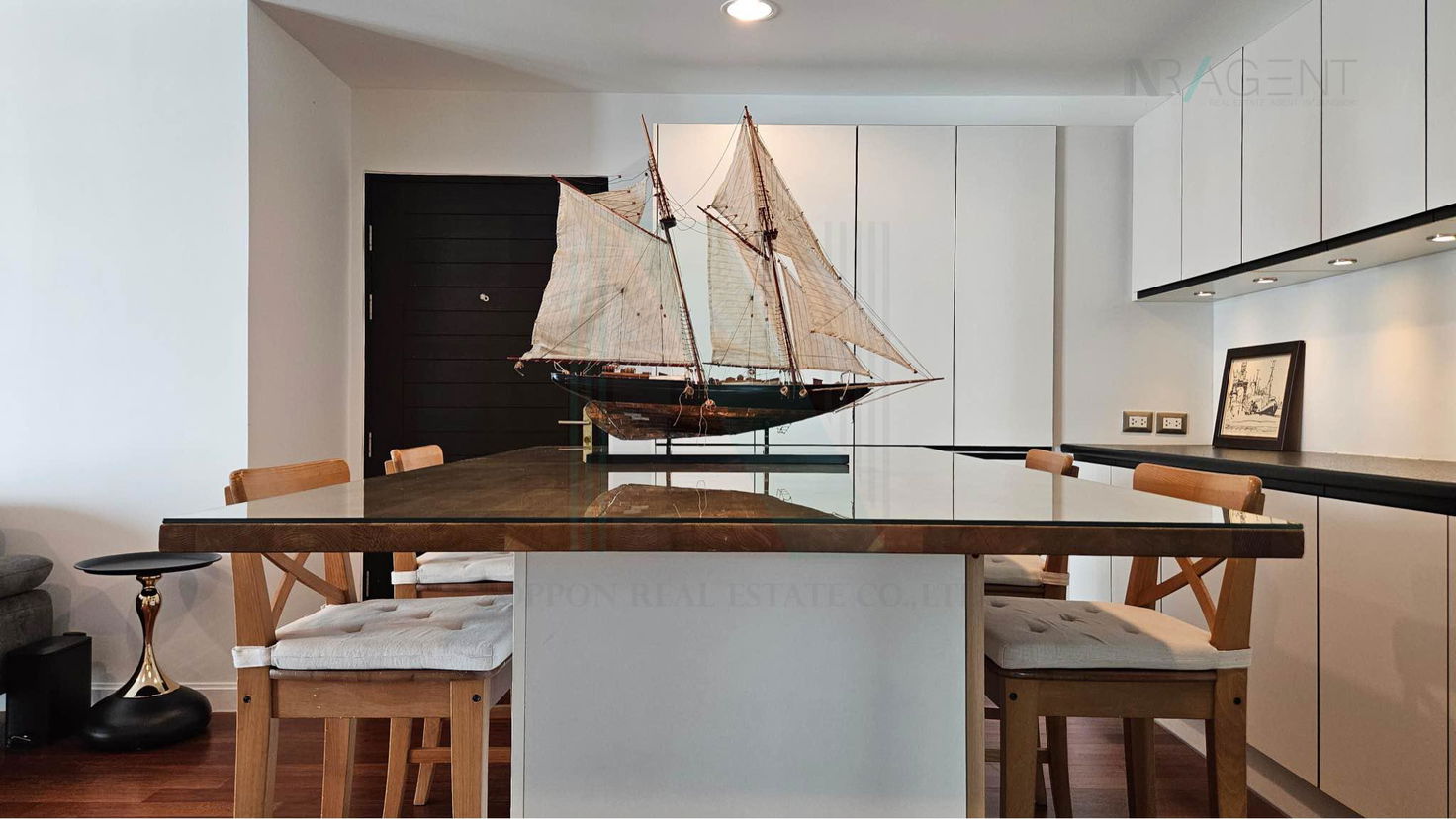 รูป 🚩 ให้เช่าคอนโด เบลล์ แกรนด์ พระราม 9 อาคาร C2 ชั้น 19 2 ห้องนอน ขนาด 77 ตรม ใกล้ Central Plaza พระราม 9 - รูปที่ 7/8