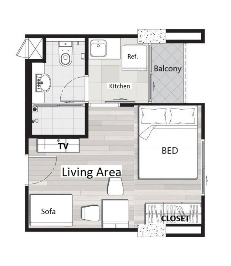 รูป 🏢 ให้เช่าคอนโด : Cool Condo Rama 7 (คูล คอนโด พระราม 7)   รหัสทรัพย์ | 📌LNP-C9089 - รูปที่ 8/8