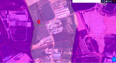 ที่ดิน ปลวกแดง ระยอง : ขายที่ดินผังม่วงลาย ทำเลอุตสาหกรรม EEC ที่ดิน 44 ไร่ 2 งาน 43 ตารางวา