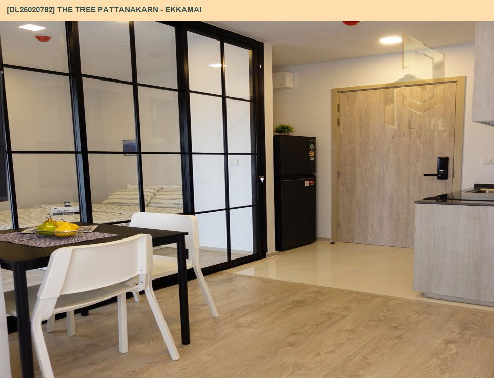 รูป DL26020782 ให้เช่าคอนโด เดอะ ทรี พัฒนาการ - เอกมัย (The Tree Pattanakarn - Ekkamai) ใกล้ สายสีส้ม พร้อมเข้าอยู่ โทรด่วน 0656133286 LineID @534wlwof - รูปที่ 9/14