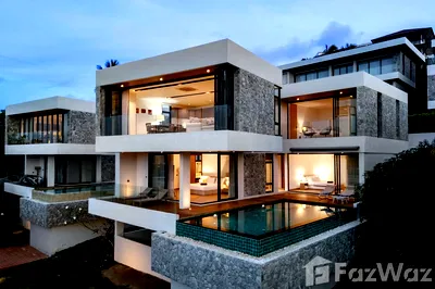 Houses for rent Surat Thani : 🏝 Modern 4-Bedroom Pool Villa for Rent & Sale – Partial Sea 5596317