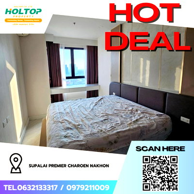 Condos for rent : #Z4756💥 240269 🔥 Condo for Rent: Supalai Premier Charoen Nakhon