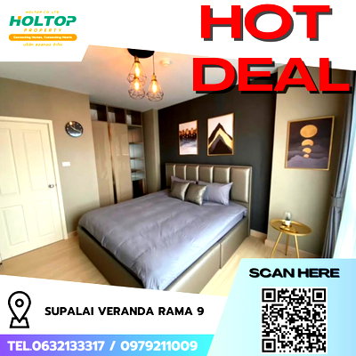 Condos for rent : #R9440 🎉 250269 Condo for rent: Supalai Veranda Rama 9