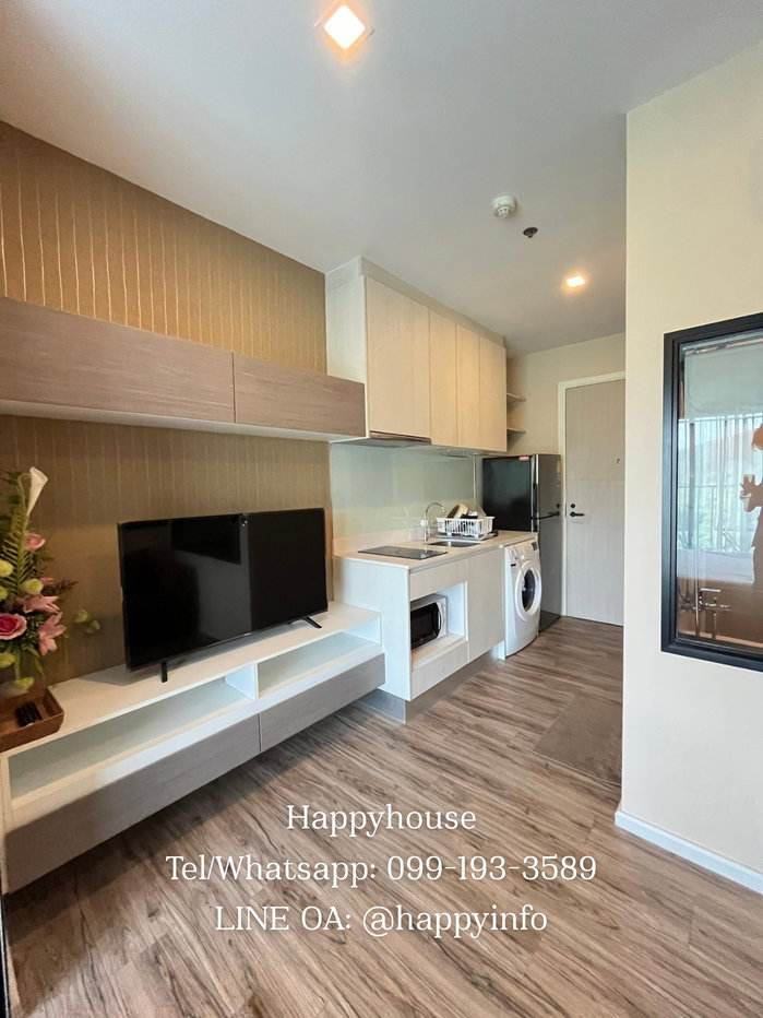 รูป ชั้น 12 ห้อง Studio ขนาด 30 ตร.ม. วิวภูเขาด้านหลัง เงียบสงบ เเต่งสวย เฟอร์นิเจอร์/เครื่องใช้ไฟฟ้าครบ เพียง 8,500 บาท/เดือนเท่านั้น!!! - รูปที่ 4/10