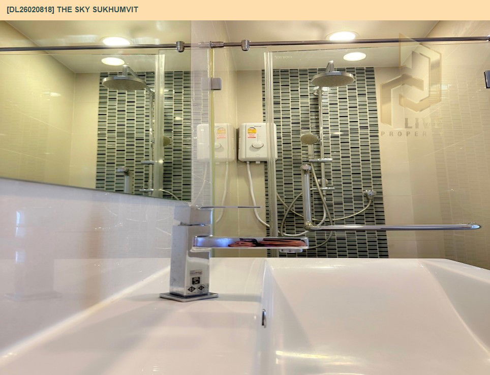 รูป DL26020818 ให้เช่าคอนโด เดอะ สกาย สุขุมวิท (The Sky Sukhumvit) ใกล้ BTS อุดมสุข พร้อมเข้าอยู่ โทรด่วน 0656133286 LineID @534wlwof - รูปที่ 12/12