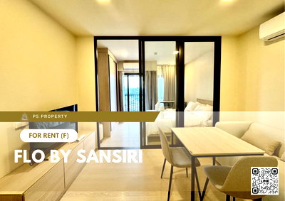 Condos for rent : For rent 📍 FLO by Sansiri 📍 Fully furnished with appliances, near BTS Khlong San.