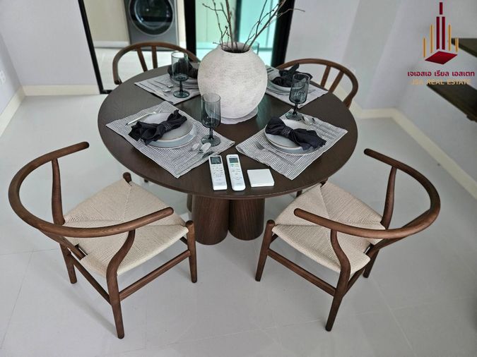 3-bed townhouse for rent, 203 sqm, 35 sq wah, Nirvana DEFINE Krungthep Kreetha