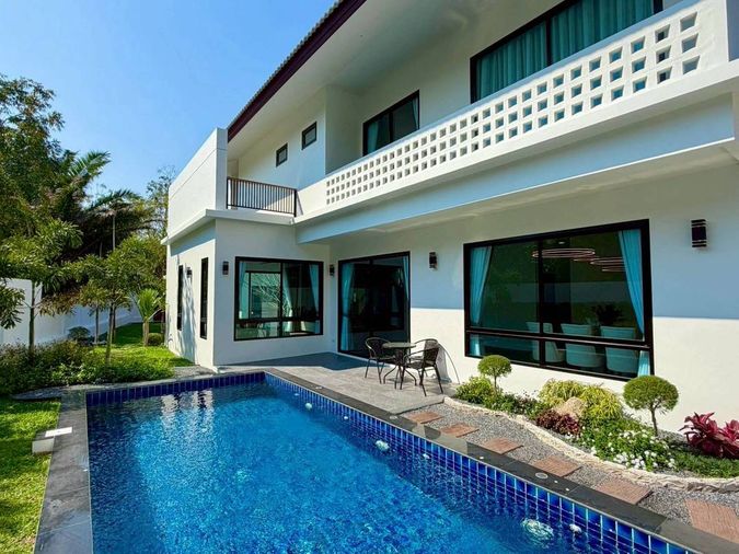 ✅ขายพูวิลล่าสร้างใหม่ 5ห้องนอน โซนหางดง 15นาที จากสนามบินเชียงใหม่ ☎️0647924426(เบญ)