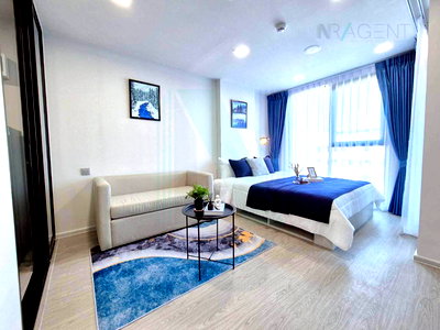 เช่าคอนโด MRT ศรีนุช : 🎉 ให้เช่าคอนโด แอทโมซ โอเอซิส อ่อนนุช อาคาร E ชั้น 8 สตูดิโอ ขนาด 24 ตรม ใกล้ ตลาดเอี่ยมสมบัติ