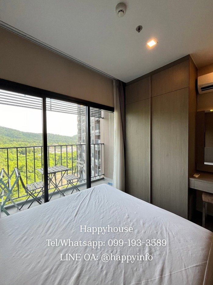 รูป ชั้น 12 ห้อง Studio ขนาด 30 ตร.ม. วิวภูเขาด้านหลัง เงียบสงบ เเต่งสวย เฟอร์นิเจอร์/เครื่องใช้ไฟฟ้าครบ เพียง 8,500 บาท/เดือนเท่านั้น!!! - รูปที่ 2/10