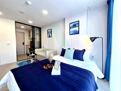 Condos for rent MRT Si Nut : For Rent Condo ATMOZ OASIS ONNUT Building E, Floor 8,Studio, Room size 24 sqm
