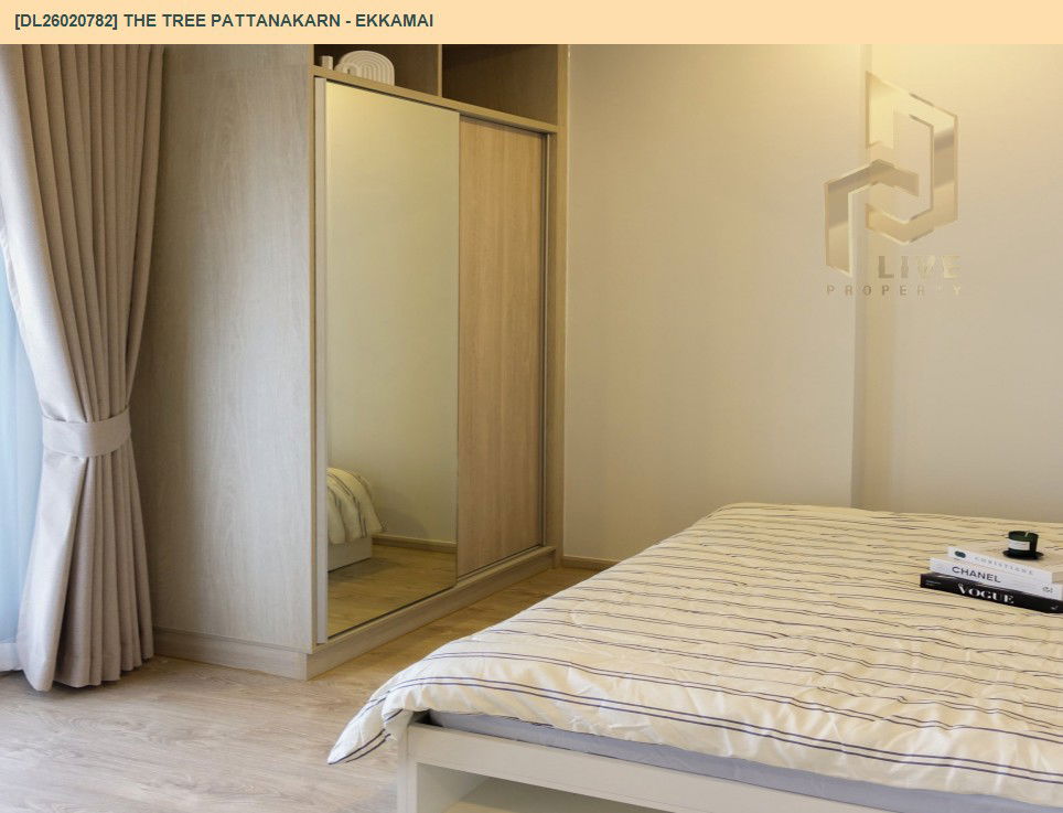 รูป DL26020782 ให้เช่าคอนโด เดอะ ทรี พัฒนาการ - เอกมัย (The Tree Pattanakarn - Ekkamai) ใกล้ สายสีส้ม พร้อมเข้าอยู่ โทรด่วน 0656133286 LineID @534wlwof - รูปที่ 8/14