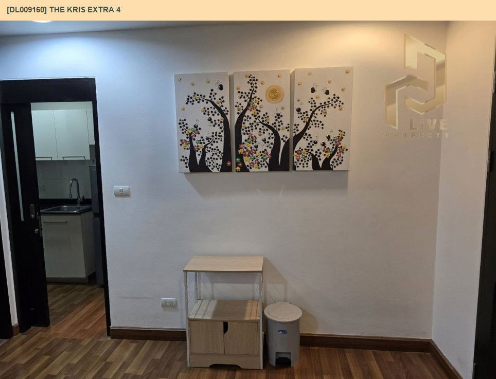 รูป DL009160 ให้เช่าคอนโด เดอะคริส เอ็กซ์ตร้า 4 (The Kris Extra 4) ใกล้ MRT สุทธิสาร พร้อมเข้าอยู่ โทรด่วน 0800343450 LineID @655ebbvc - รูปที่ 7/11