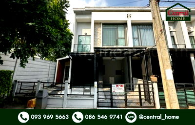 ขายทาวน์โฮม : ทาวน์โฮม พลีโน่ ปิ่นเกล้า-จรัญฯ หลังริม ใกล้ MRT บางบำหรุ