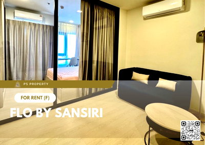Condos for rent : For rent 📍 FLO by Sansiri 📍 Fully furnished with appliances, near BTS Khlong San.