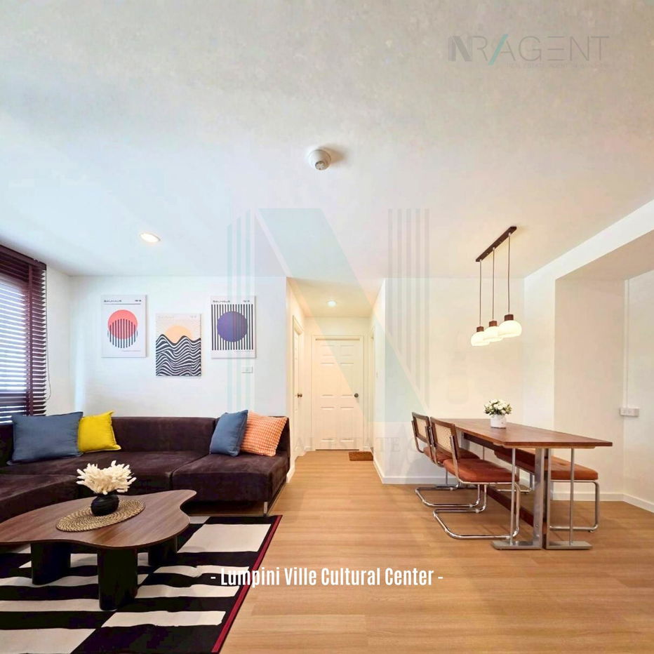 รูป 🚩 ขายคอนโด ลุมพินี วิลล์ ศูนย์วัฒนธรรม อาคาร A1 ชั้น 3 2 ห้องนอน ขนาด 61 ตรม ใกล้ รร. ประชาราชอุปถัมภ์ - รูปที่ 1/8
