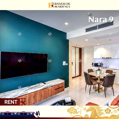 คอนโดให้เช่า :  Nara 9 💎 ยูนิตตกแต่งสวย ลงตัวทุกไลฟ์สไตล์ 💖 ใกล้ BRT อาคารสงเคราะห์ 