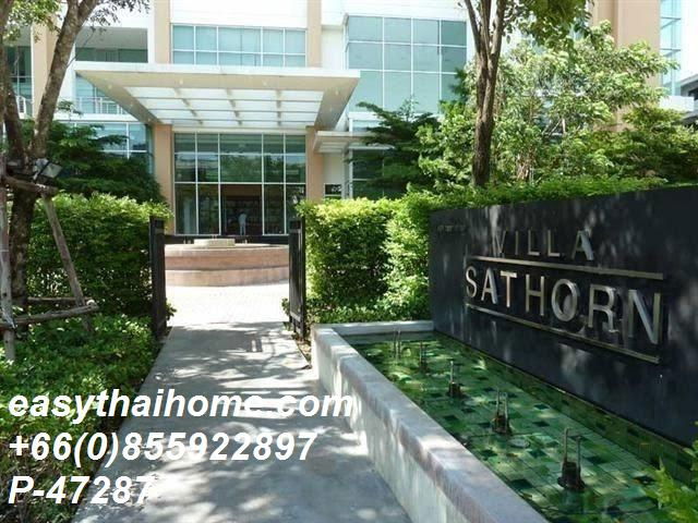 รูป P-47287 วิวเมืองสวย! วิลล่า สาทร ใกล้ BTS กรุงธนบุรี [15,000 บาท] Line Id: @easythaihome 085-592-2897 - รูปที่ 12/13