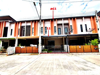 ทาวน์โฮม ชลบุรี : ทาวน์เฮ้าส์ สำหรับขาย มณีรินทร์ วิลเลจ ศุขประยูร นาป่า เมืองชลบุรี ชลบุรี