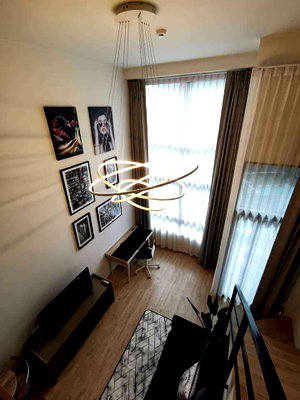 Condos for rent : ✨For Rent: Ideo New Rama 9! High Floor, Stunning City Views 🏙️ Steps from MRT Rama 9! Fully Furnished & Ready! 🔑 (DSP51)