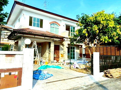 เช่าบ้านเดี่ยว ถนนราชพฤกษ์ : ถ.เทศบาล2 ราชพฤกษ์ บางกรวย-ไทรน้อย MRTคลองบางไผ่2.2กม.บ้านทั้งหลัง 3นอน 3น้ำ ตลาดบางบัวทอง 800 ม. 62ตร.วา