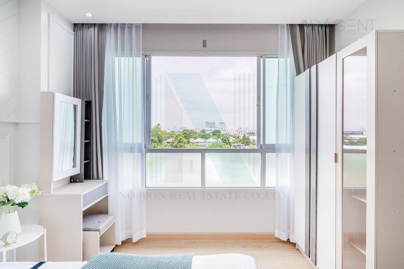 รูป 🚩 ให้เช่าคอนโด แฮปปี้ ลาดพร้าว 101 อาคาร E ชั้น 5 1 ห้องนอน ขนาด 34.00 ตรม ใกล้ มหาวิทยาลัยอัสสัมชัญ - รูปที่ 5/8