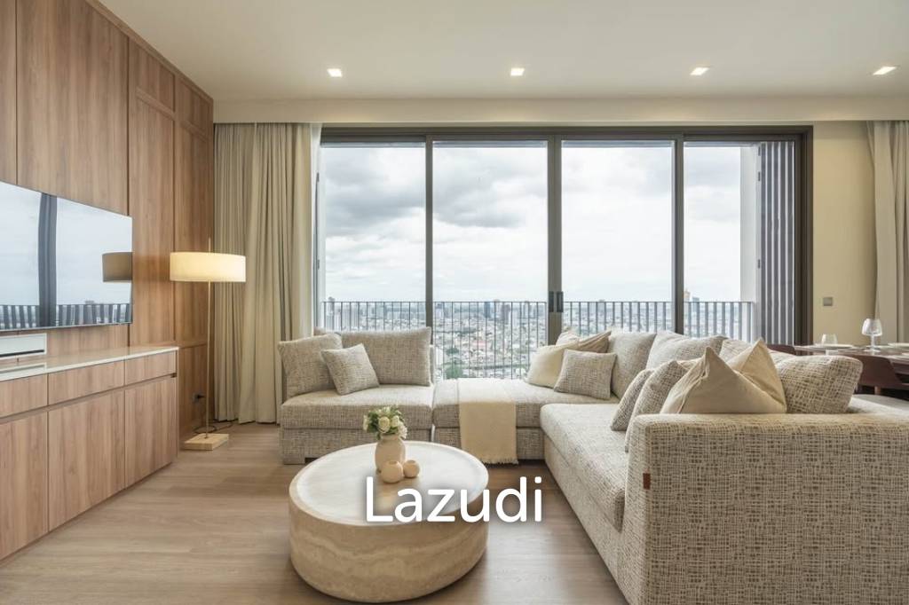 รูป 98 sqm high floor condo at RHYTHM Charoenkrung Pavilion Bangkok - รูปที่ 2/12