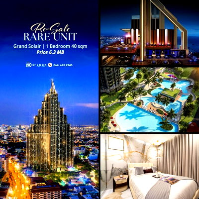 ขายคอนโด : ขายคอนโดหรูพัทยา ชั้นสูง วิวทะเล โครงการใหม่ ที่ Grand Solaire (ชื่อไทย)