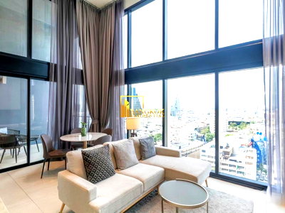 คอนโดให้เช่า : The Lofts Silom | Lovely 2 Bedroom Duplex Condo in CBD Area - BR61079CD
