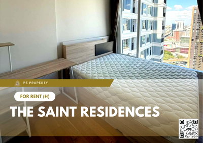 Condos for rent : For Rent ✨ The Saint Residences ✨ Fully furnished with appliances, near BTS Ha Yaek Ladprao.