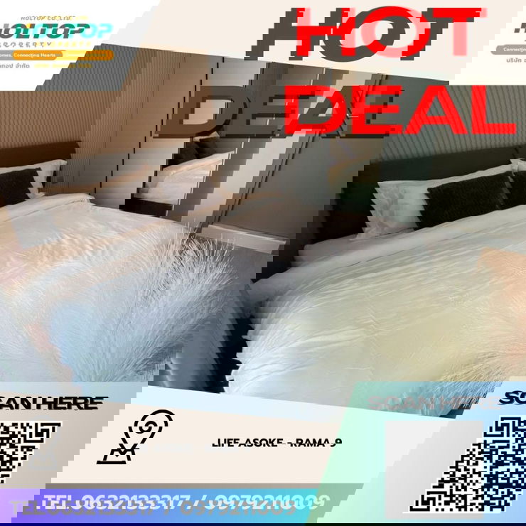 รูป #Z4758💥 260269 🔥ให้เช่าคอนโด Life Asoke - Rama 9 - รูปที่ 1/10