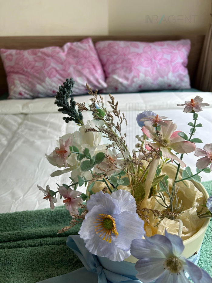 รูป 🎉 ให้เช่าคอนโด โมนีค สุขุมวิท 64 อาคาร A ชั้น 2 1 ห้องนอน ขนาด 28 ตรม ใกล้ บิ๊กซี เอกมัย - รูปที่ 3/8